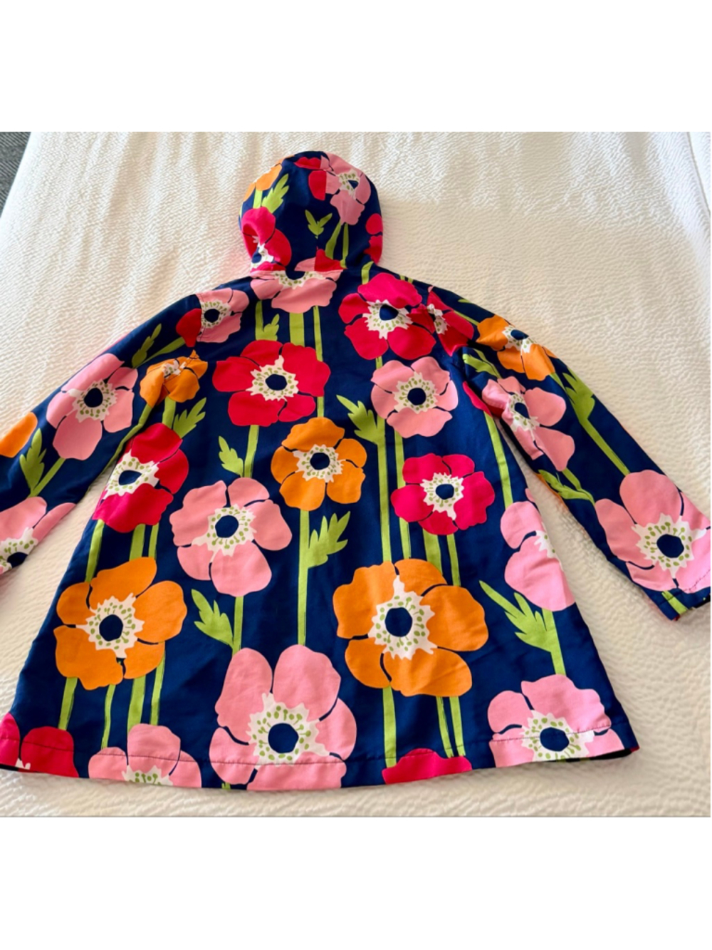 Gymboree Poppy Multi Color Rain jacket-Size 10/12 - Picture 11 of 12
